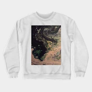 Abstract in Green XI Crewneck Sweatshirt